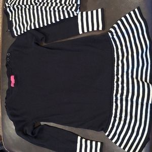 Girls Sweater with scarf - size 7